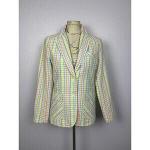 Vintage Paula Brooks Original Plaid Blazer